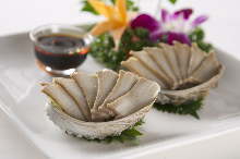 Simmered whole abalone