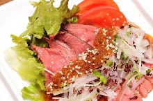 Marinated roast beef