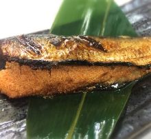 Sardines and marinated cod roe