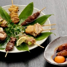 Assorted grilled skewers, 10 kinds