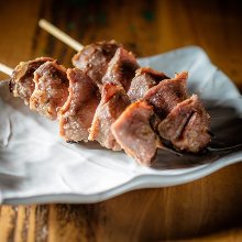 Grilled gizzard skewer