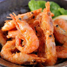 Fried prawns