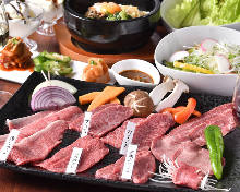 Assorted extra prime yakiniku