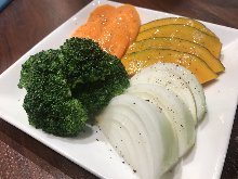 Assorted grilled vegetables