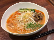 Chilled Chinese noodles in Sichuan-style sesame paste soup