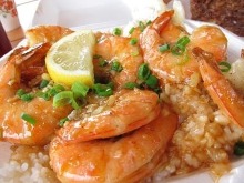 Grilled with garlic butter