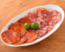 Assorted salami