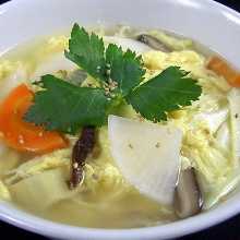 Egg soup