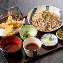 Buckwheat noodles with tempura