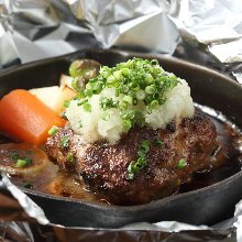 Japanese-style hamburg steak