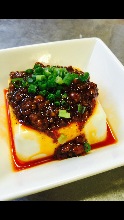 Spicy tofu and ground meat