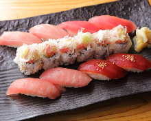 Tuna sushi platter