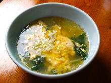Egg soup