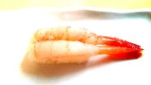 Ama ebi (pink shrimp)