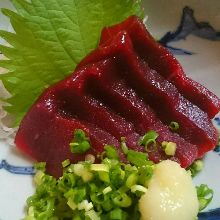 Whale sashimi