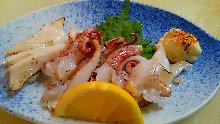 Grilled squid tentacles