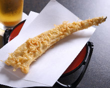 Conger eel tempura