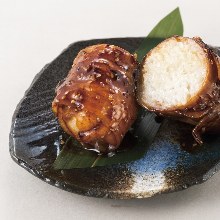 Rice ball with meat