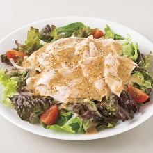 Shabu-shabu salad with sesame dressing