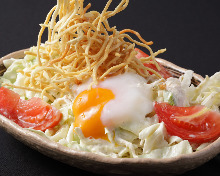 Slow-poached egg salad