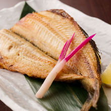 Grilled atka mackerel