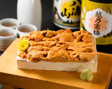 Raw sea urchin Raw sea urchin