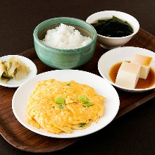 Crab omelette
