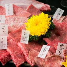 Assorted extra premium yakiniku