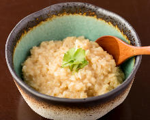 Cheese risotto