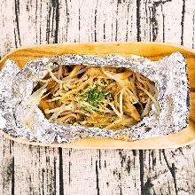 Mushroom baked in foil