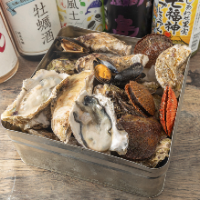 Shellfish steamed with sake