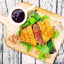 Horse meat tenderloin cutlet