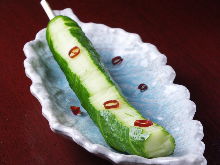 Pickled whole cucumber