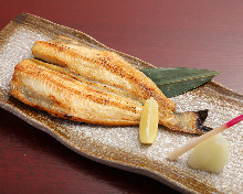 Grilled atka mackerel