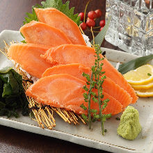 Salmon sashimi