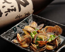 Manila clams steamed with sake