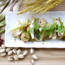 Grilled mushrooms with butter