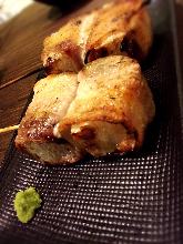 Grilled pork skewer