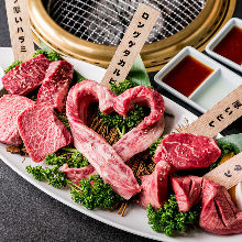 Assorted extra premium yakiniku