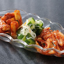 Assorted kimchi