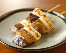 Beef tongue skewer