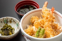 Tempura rice bowl