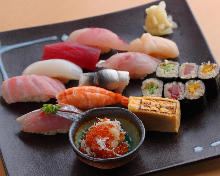 Assorted nigiri sushi