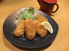 Deep-fried oysters