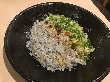 Yakisoba noodles with salt