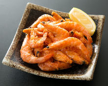 Fried small shrimp