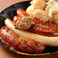 Assorted sausage