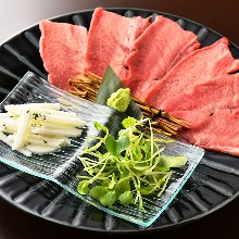 Beef tongue shabu-shabu