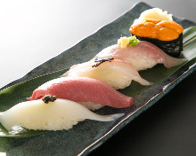 Assorted nigiri sushi, 5 kinds