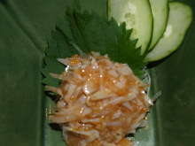 Shark cartilage with pickled plum